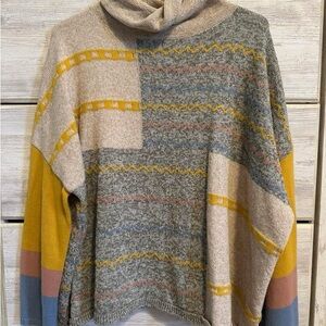 Colorful Patchwork Women's Sweater
